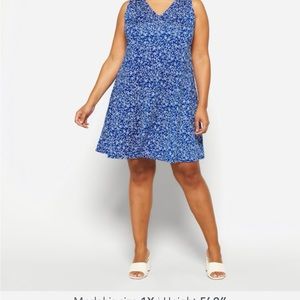 NWOT Summer dress with back detail